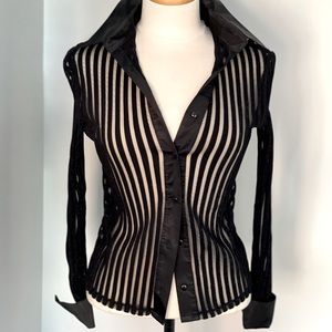 Button Down Sparkly Sweater